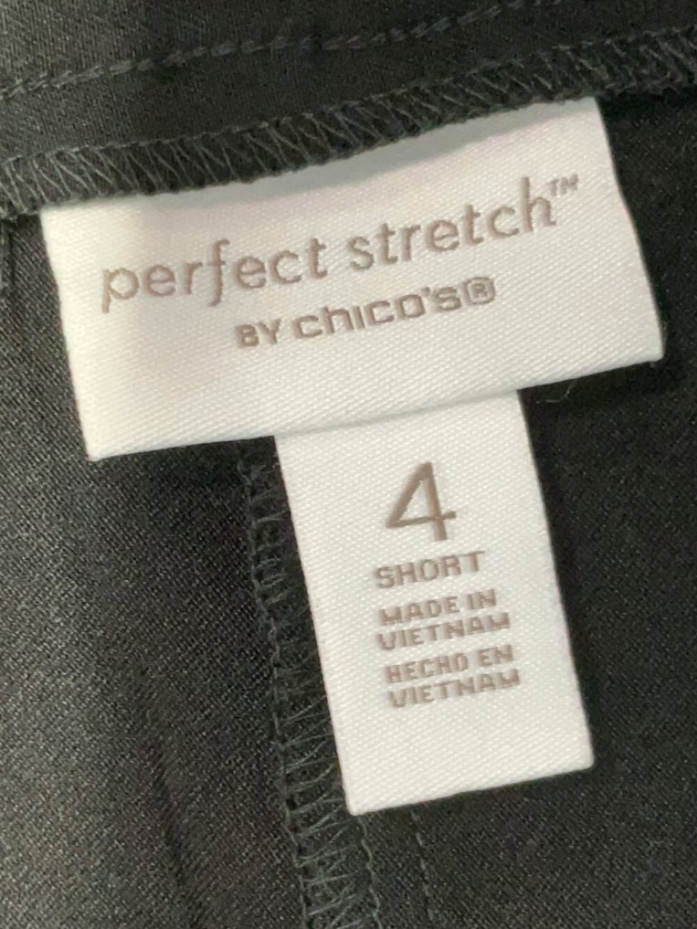 Chico's "Josie" Perfect Stretch So Slimming In Black - Size 4 (XXL) - Picture 4 of 5